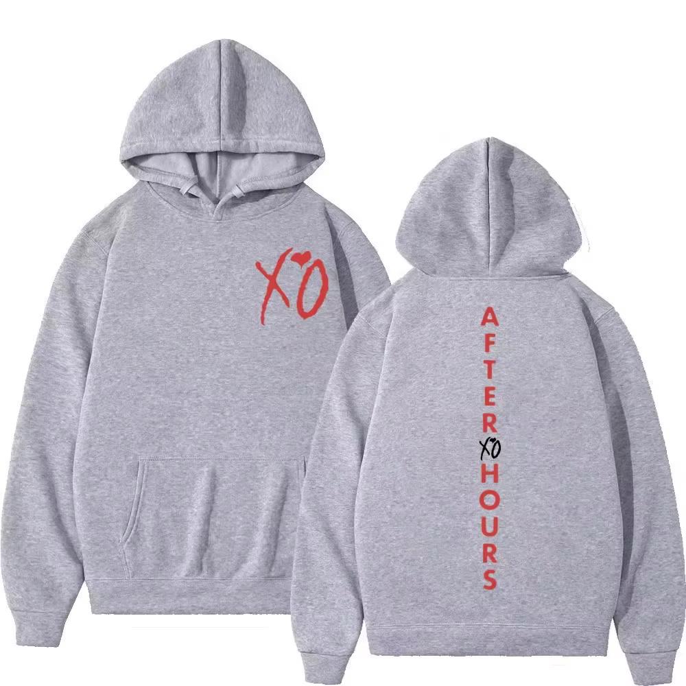 The Weeknd Music Album XO Poster Graphic Print Hoodies Unisex Sweatshirt Autumn Winter Harajuku Fashion Oversized Pullover