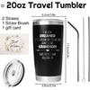 Grandson Travel Tumbler 20Oz I Never Dreamed I'd Grow Up To Be AN AWESOME Grandson But Here I Am Killing It! Funny Cool Travel Tumbler Gift for