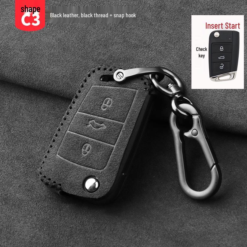 Чехол для ключа Volkswagen для Magotan, CC, Sagitar, Polo, Bora, Tharu, Tan Yue, Lavida, Tiguan L, T-Cross