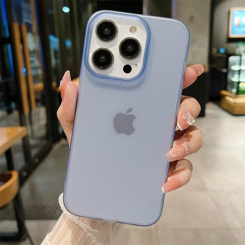 Роскошный новый микропроницаемый матовый чехол. Подходит для iPhone 14, 13, 12 Pro Max. Чехлы «все включено» против падения.