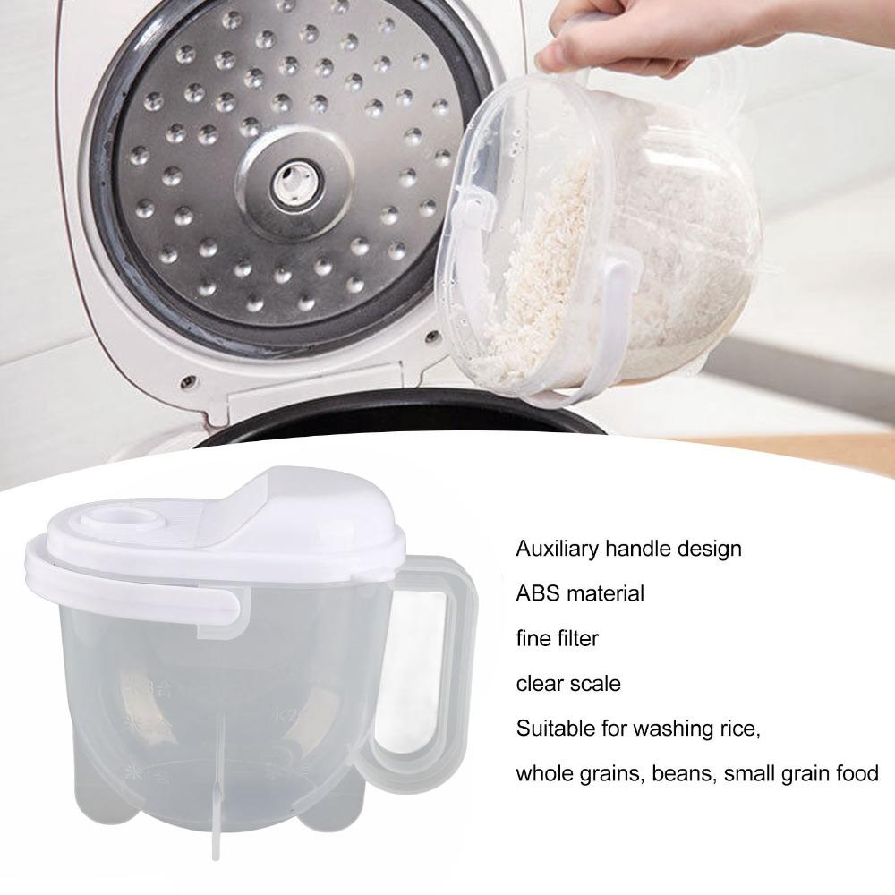 with Handle Rice Strainer Reusable Rice Colander Rice Washer Beans/Grapes/Small Tomatoes