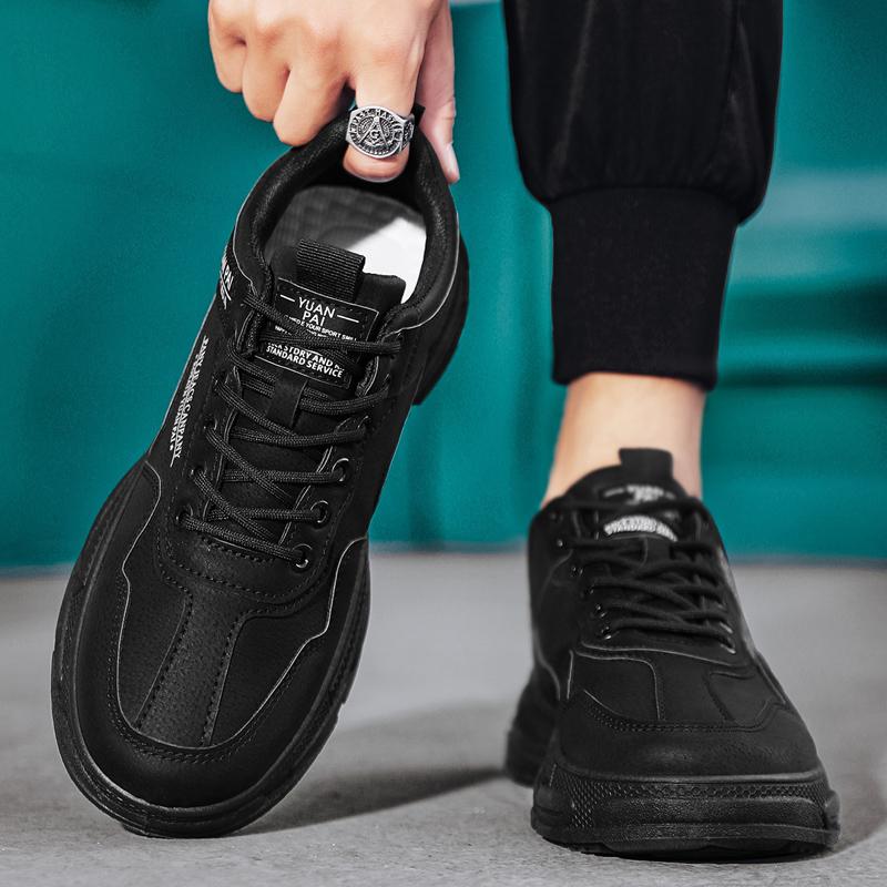 Мужские кроссовки Осень Новые Мужские Повседневные Туфли Высокое Качество Плоская Подошва Прочные Рабочие Туфли акция 2025 Обувь для Мужчин