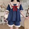 Spring and Summer Pajamas Two-Piece Female Short-Sleeved Princess Sweet and Cute Students Cartoon Ladies Homewear