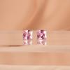 Серьги-гвоздики Cellacity из 100% стерлингового серебра 925 пробы, 7*7 мм, турмалин Параиба для женщин, сверкающие ювелирные изделия для свадебной вечеринки, подарок
