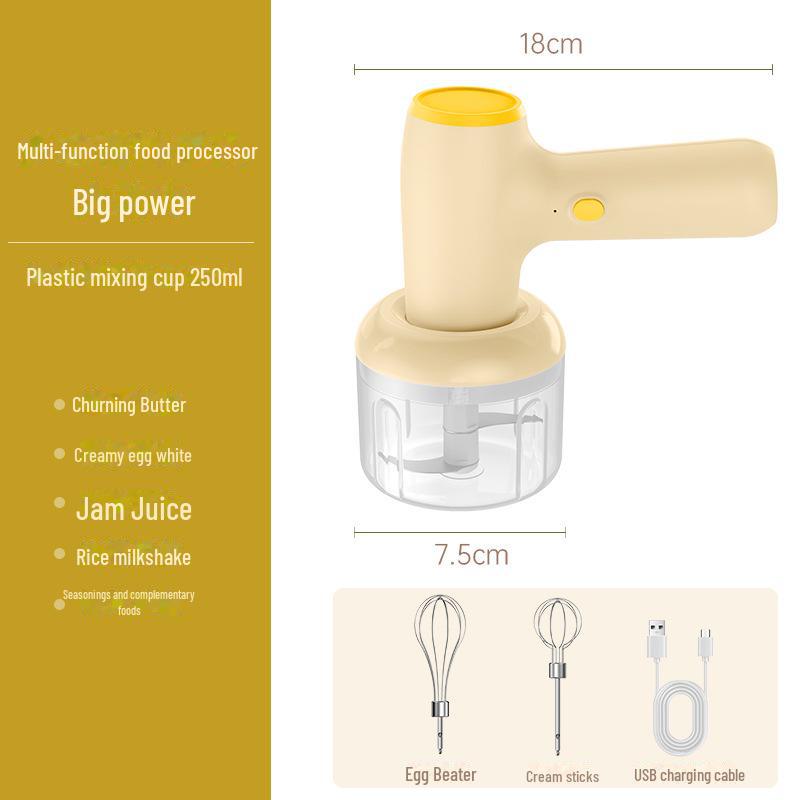 Мини портативный беспроводной электрический венчик для взбивания яиц: Автоматический венчик для взбивания сливок для выпечки