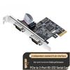 Промышленная плата расширения PCIe с двумя последовательными портами RS232
