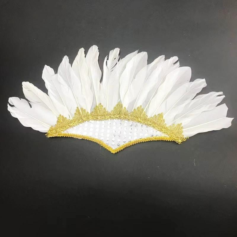 Indian Head Dress Headband New Head-mounted Headwear Stage Performance Hair Accessories