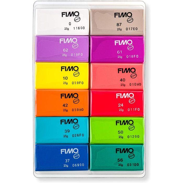 Set de Pâte Fimo Soft - Graine Creative - 261626 - Couleurs Brillantes - Pour Loisirs Créatifs