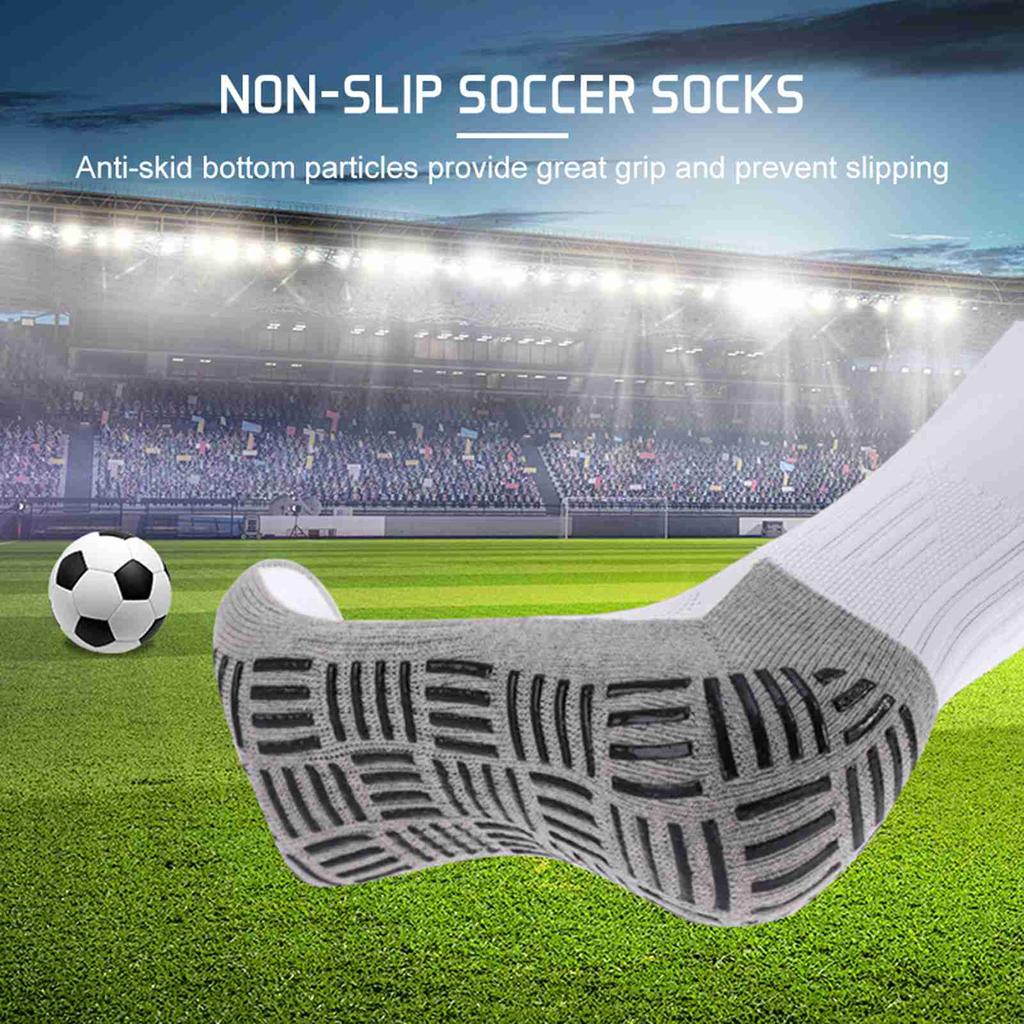 Anti Slip Sport Knee High Socks Athletic Socks for Mens and Women Running Training Football