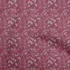 Cotton Flex Dark Magenta Fabric Floral Ditsy Sewing Fabric By The Yard Printed Diy Clothing Sewing Supplies 40 Inch