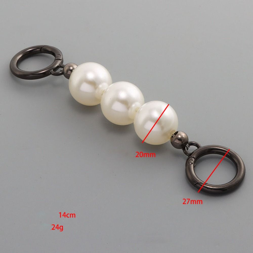 3 Colors Bags Handbag Handles 20/18cm DIY purse Replacement New Pearl Belt  Shoulder Bag Strap