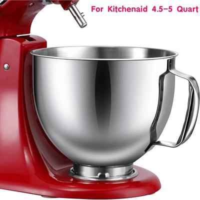 Чаша для миксера из нержавеющей стали для серий Classic&Artisan, 4,5-5 кварты, наклонная подставка, чаша для миксера, пригодна для мытья в посудомоечной машине
