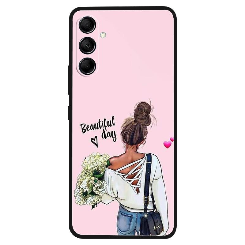 For Samsung A35 Case Silicone Luxury Space Soft Bumper for Samsung Galaxy A35 5G Phone Cover TPU Funda A 35 2024 Fashion Bag