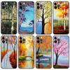 Чехол для телефона с масляной живописью Art Tree для iPhone Samsung Galaxy Redmi Xiaomi Oppo OnePlus Note SA 7 8 9 10 11 12 13 14 20 21 22 23 53 54 Pro Max Ultra