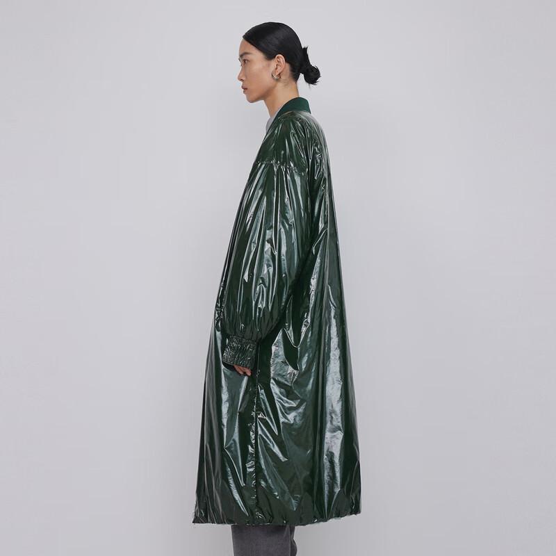 Less Женская свободная прямая очень длинная пуховая куртка Зима 2023