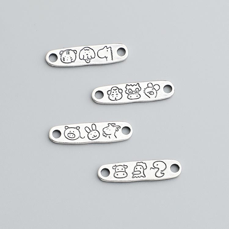 Браслет/ожерелье из бисера и веревки Zodiac S925 Sterling Silver DIY