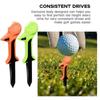10pcs Golf Tees 83mm Double Angled Ball Nail Seat Plastic Golf Tees