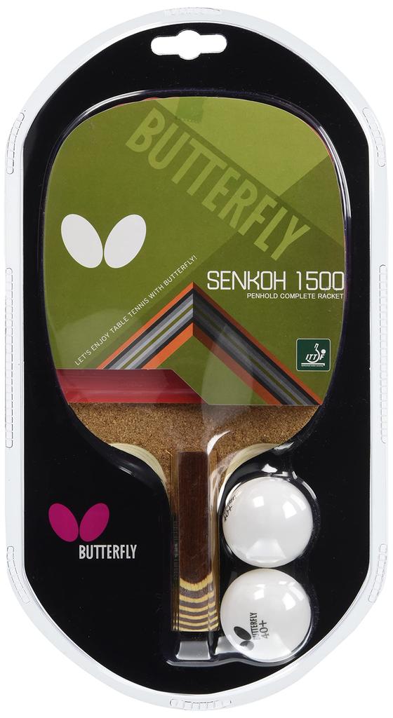 Butterfly Senko 1500 Table Tennis Racket with Rubber Bars (10950)