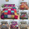 2/3Pcs Ethnic Mandala Bohemian Comfortable Duvet Quilt Cover Pillowcase Bedding Set Children Bedroom Decoration Home Textile