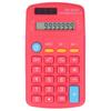 Mini Calculators Handheld 8 Digit with LCD Display Sensitive Button Solar Battery Dual Power for Office School Business