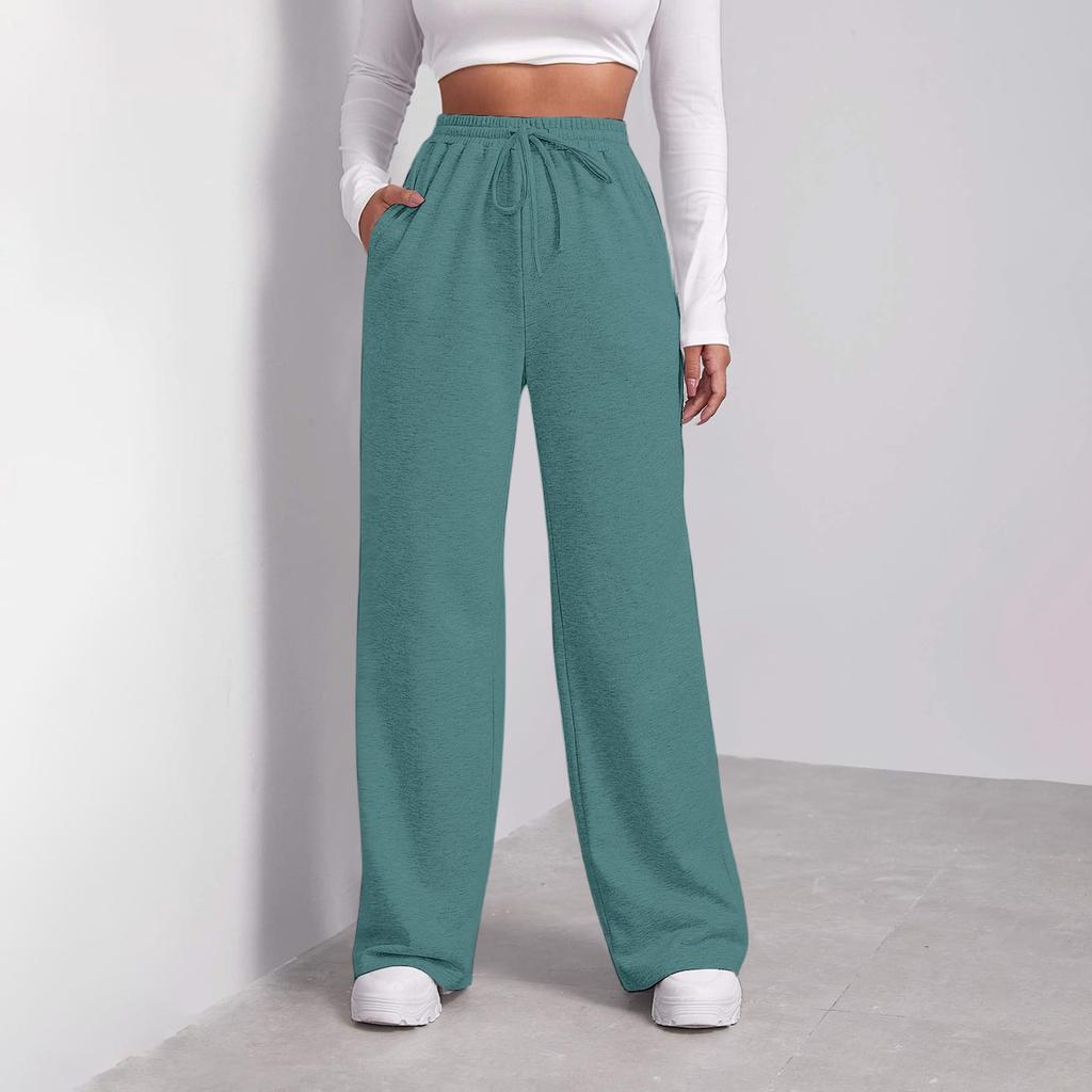 Women's High Waisted Wide Leg Sweatpants Casual Yoga Jogger Pants