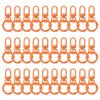 30pcs Lobster Clove Clasps Keychain Swivel Trigger Clips Zinc Alloy Colorful Key Chain Clips Snap Hook Jump Flat Split Ring DIY Craft Jewelry Making