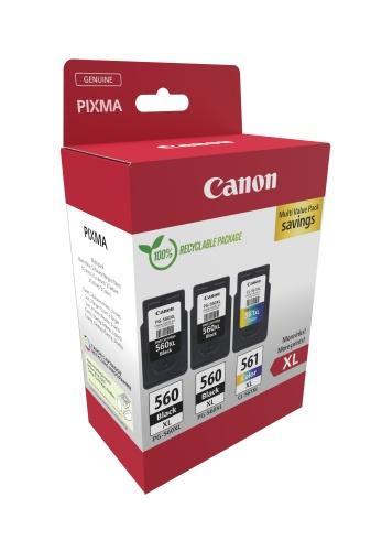 Canon PG-560XL/CL-561XL (3712C009) Ink Cartridge Multipack, BK/CMY