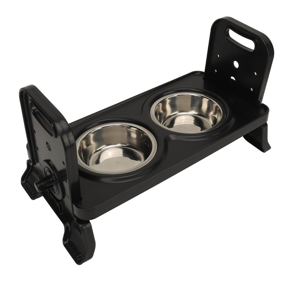 Приподнятые миски для собак, предотвращающие проливание, 3 регулируемые высоты, приподнятая миска для собак, корм для собак из нержавеющей стали