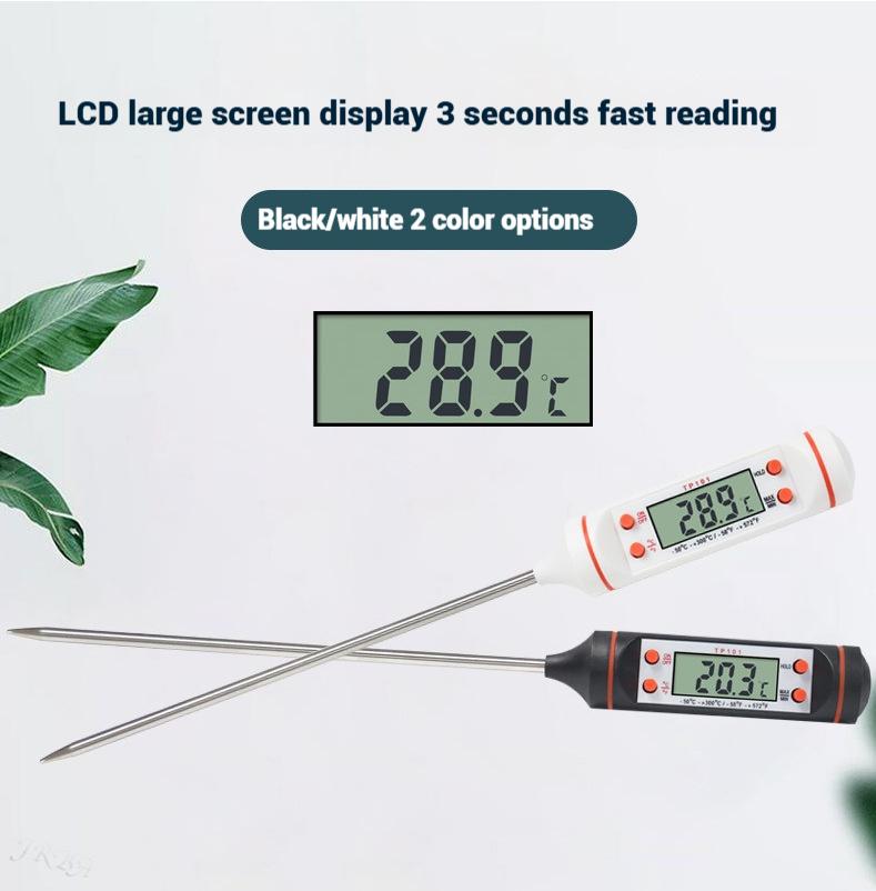 1 шт. измеритель температуры, новый термометр для мяса, кухонный цифровой зонд для приготовления пищи, электронные инструменты для барбекю