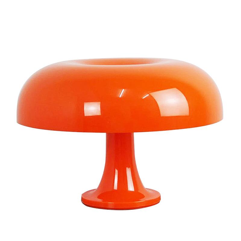 1pc LED Mushroom Table Lamp For Hotel Bedroom Bedside Living Room Decoration Lighting Modern Minimalist Desk Lights