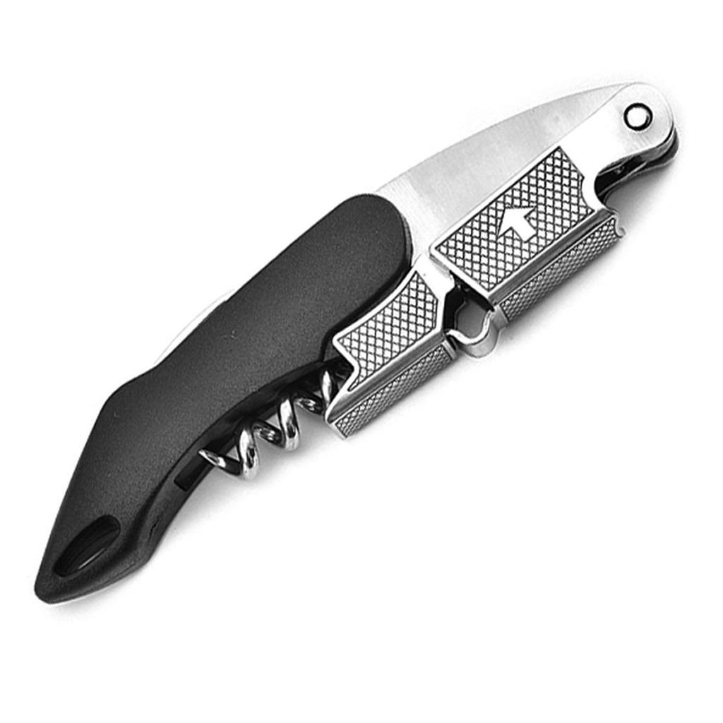 Leeseph штопор для вина, ручной винный ключ с двумя шарнирами для бармена, официанта, официанта, штопор из нержавеющей стали для винных бутылок