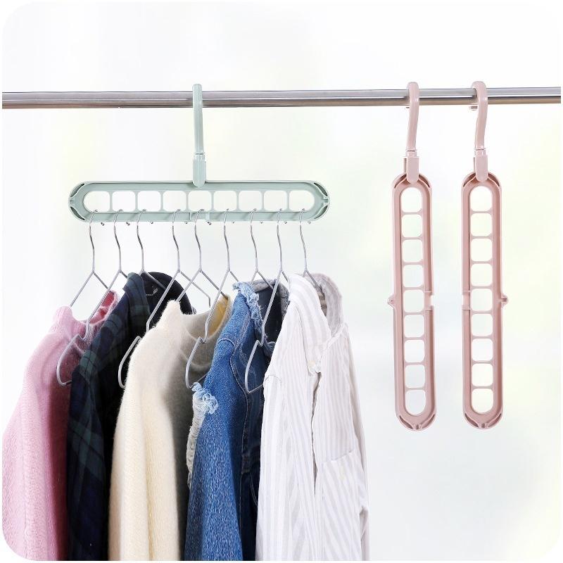 Home Storage Organization Clothes Hanger Drying Rack Plastic Scarf Clothes Hangers Storage Racks