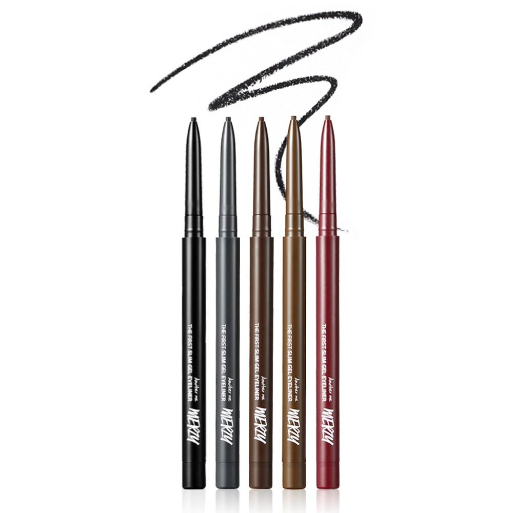 Подводка для глаз Merge the First Slim Gel Eyeliner 0,05 г, GS1 BLACK ONYX Черный оникс, 1 шт.