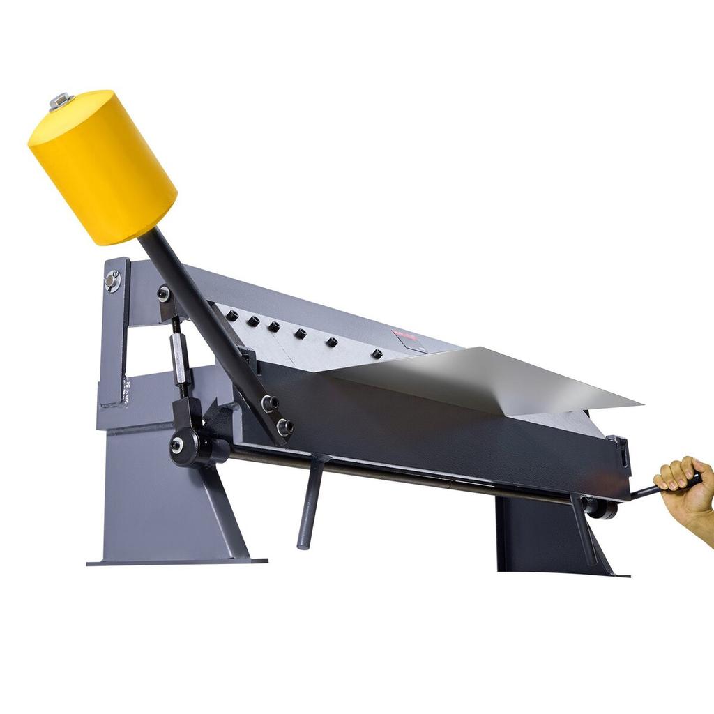 Box and Pan Brake, 910 mm/36 inch Sheet Metal Bending Brake,16-Gauge Mild Steel Capacity, 0-135 Degree Adjustable, Metal Bender Machine with 6