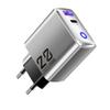 Металлический Type-C Зарядное устройство 20 Вт с Mini USB + PD Быстрая зарядка, Европейский стандарт
