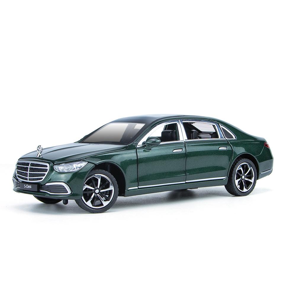 1/24 BENZ S400 S-Class Alloy Car Diecasts & Toy Vehicles Car Model Sound and Light Pull Back Car Toys Gifts