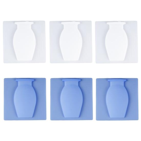 3/6 шт. настенное крепление силиконовая ваза многоразовая самоклеящаяся для дома, офиса, внутреннего холодильника, окна