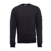 Tirreno Cotton Crew Neck Sweatshirt with Embroidered Patch Men