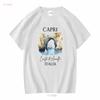 Футболка Капри Поездка в Италию Мягкий стиль Отпуск Сувенир Милый Остров Голубой Грот с длинным или коротким рукавом винтажный Стирка с рисунком
