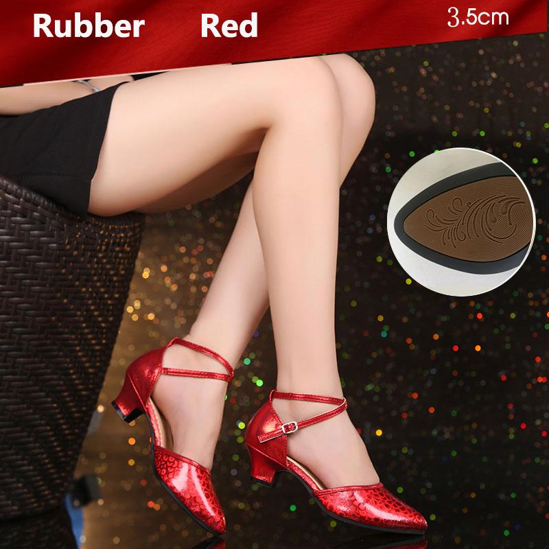 Модная женская обувь для латинских танцев с закрытым носком, танго, вальс, мамбо, румба, самба, мягкая подошва