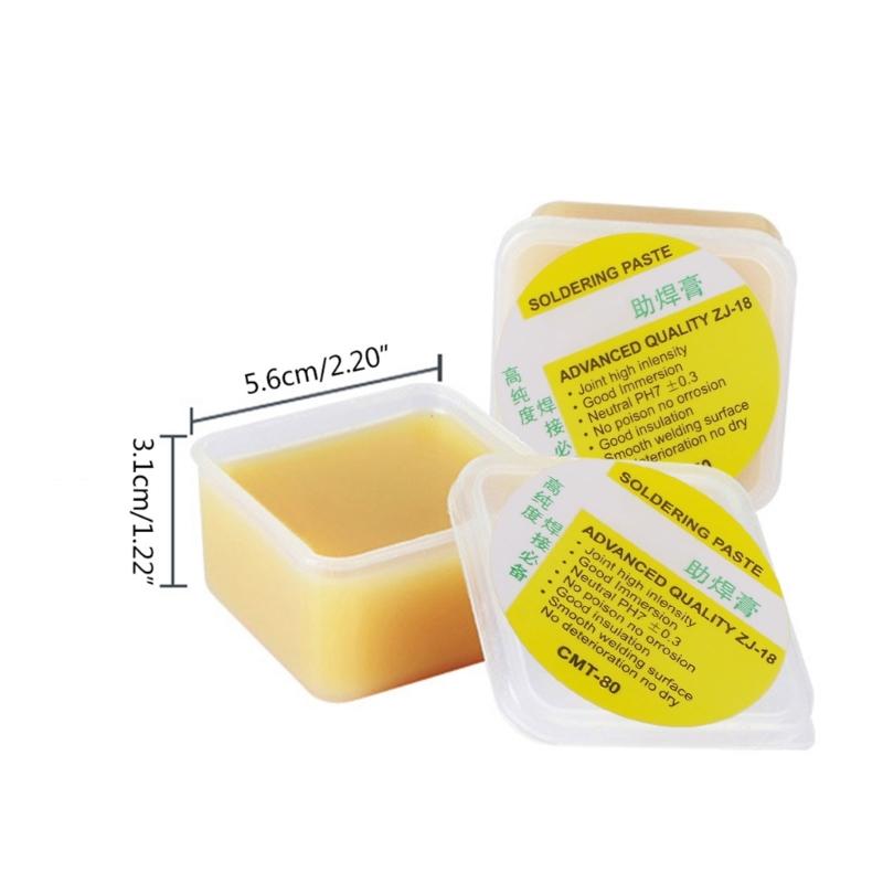 Механическая паяльная паста с флюсом 50 г Низкотемпературная пайка Неочищаемая Канифольная паяльная паста для мобильных телефонов / Печатных плат