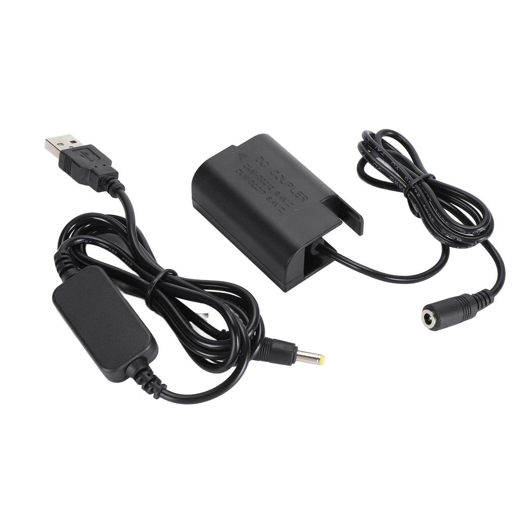 DMW DCC12 Полностью декодированный фиктивный аккумулятор DC-соединитель с кабелем USB 4017 8,7 В для адаптера DMW BLF19E для