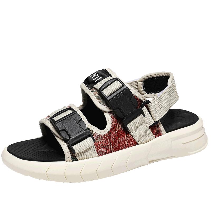 Fashion 2024 New Fashion Summer Men Breathable Sandals Men's Bottom Sandals Men Anti-slip Wear Outdoor Comfortable Slippers Sandals