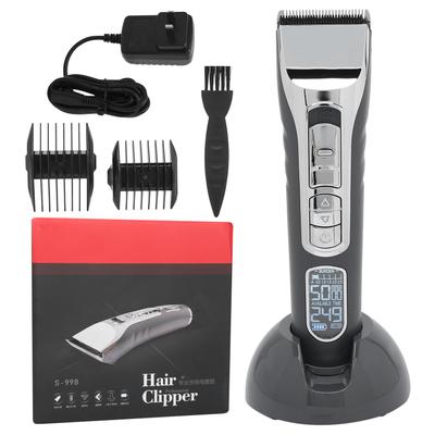 Мужская машинка для стрижки волос LED электрическая аккумуляторная машинка для стрижки волос для салона