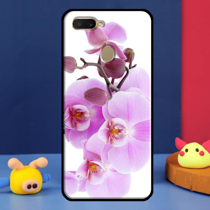 Цветной чехол с цветами орхидеи для Oppo A91 A5 A9 A16 A76 A96 A58 A78 A98 A52 A72 A74 A94 A54 S A57 A77 A15 A17