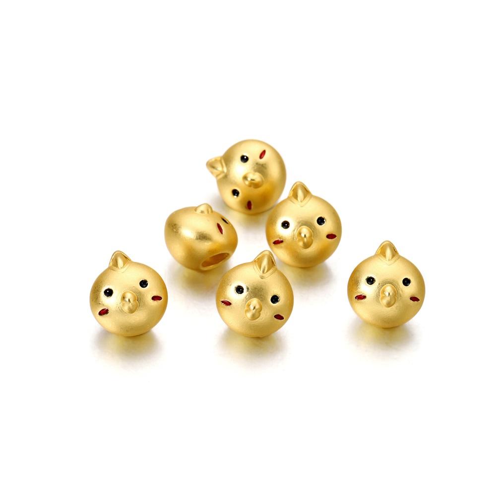 5-12 шт./пакет 12 зодиакальных свободных разделительных бусин, объемные металлические бусины для DIY браслетов, фурнитура для изготовления ювелирных изделий, аксессуары