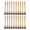 20PCS 0.625" Rim Hole Tire Valve Stem Brass Tubeless Truck Valve Durable Truck Valve Stem  Auto Shop