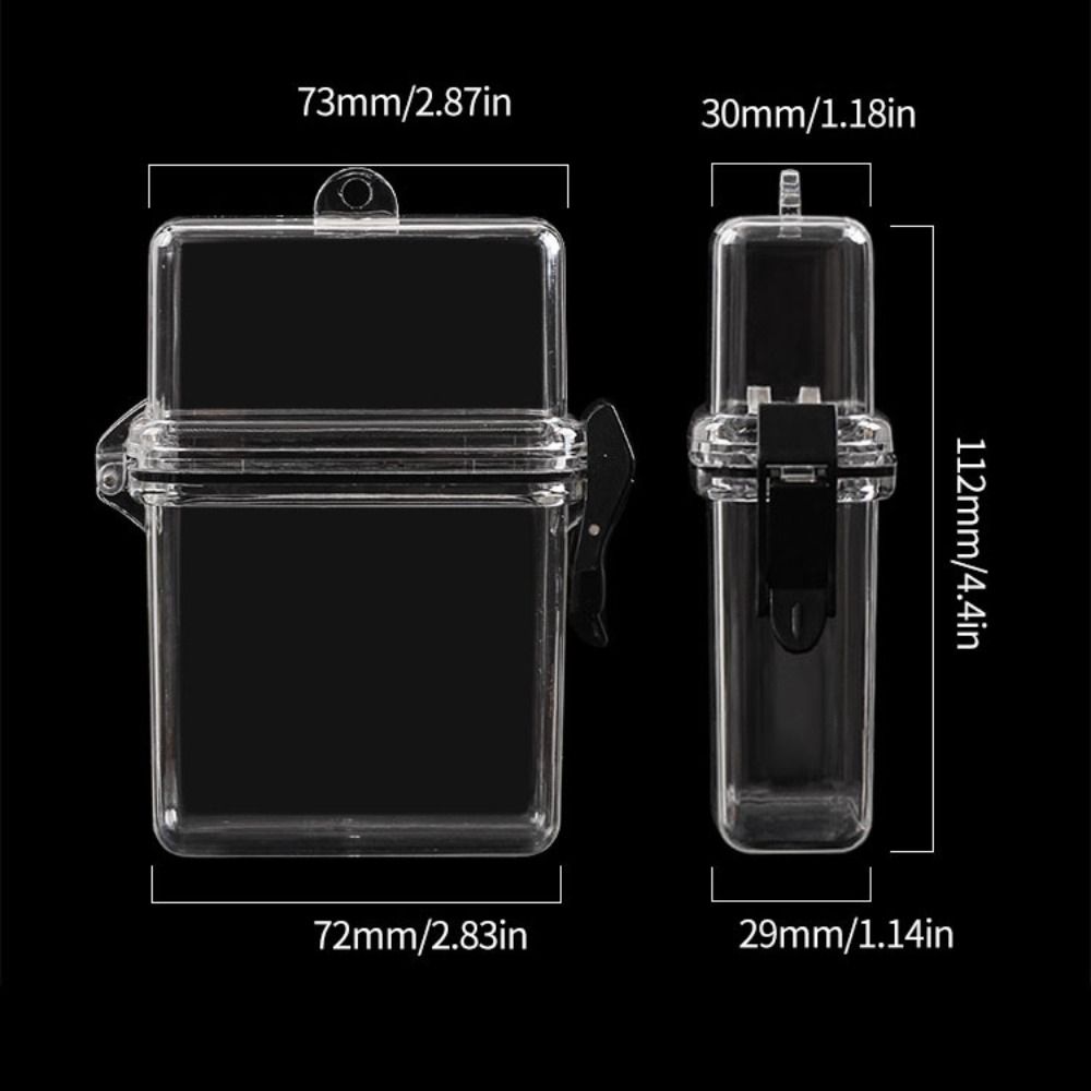 3 Inch Transparent Photo Holder Waterproof Idol Kpop Albumes Case New Card Box Case Card