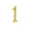 Brass Numeral No 1
