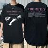 The Smiths The Queen Is Dead Футболка с двусторонним принтом Панк-рок группа 1980-х Инди, Моррисси Футболки Мужские Оверсайз Футболки - M...